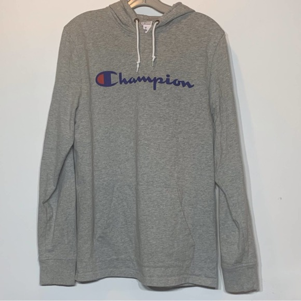EUC Champion Men’s Long Sleeve T-shirt Hoodie Script Logo